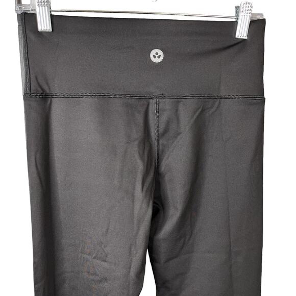 Soulgani Active Womens Pull On Leggings Stretch Ankle Silver Purple Size Small - Picture 5 of 7